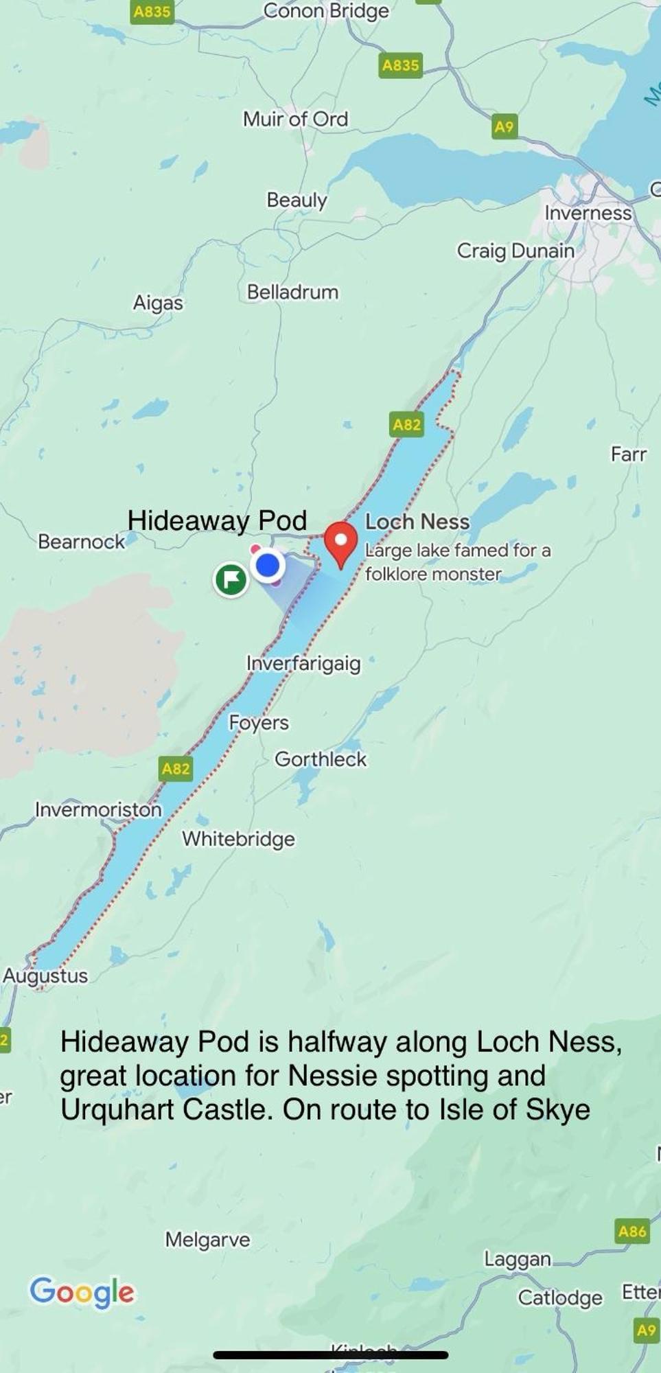 شقة Hideaway Pod Near Loch Ness For A Tranquil Retreat Lewiston المظهر الخارجي الصورة